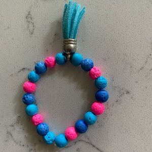 The Natalya - Lava bead bracelet